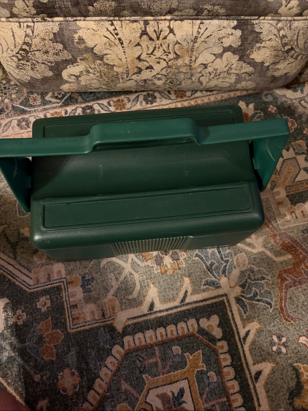 Vintage Stanley Aladdin Green Lunchbox Cooler and Locking Lid - Picture 2 of 14